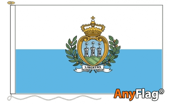San Marino Crest Custom Printed AnyFlag®